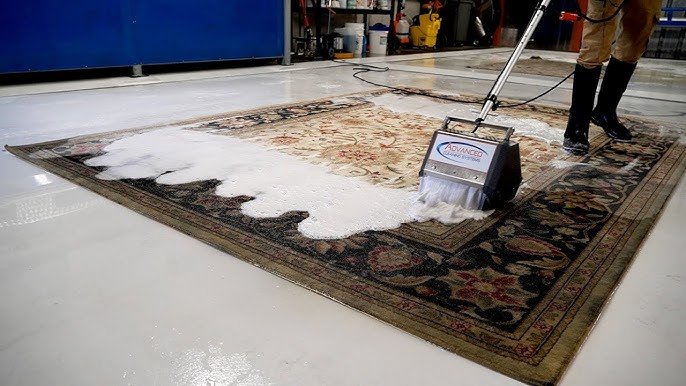 Rug Washing and Drying